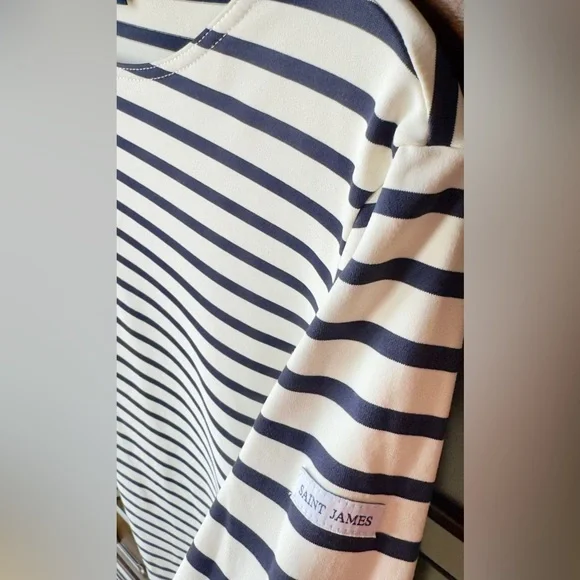 Saint James PHARE Striped Tee - Picture 6 of 8
